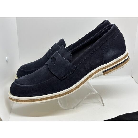 NWB FRANCE Robert Clergerie JULES Castoro Double Gris Suede Loafer Shoe 11.5 main image 4